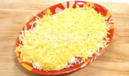 салат нежный с крабовым мясом