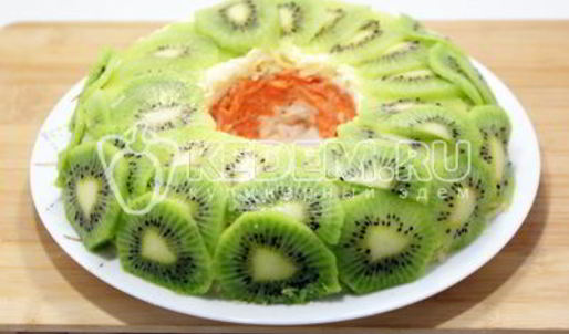 салат новогодняя экзотика