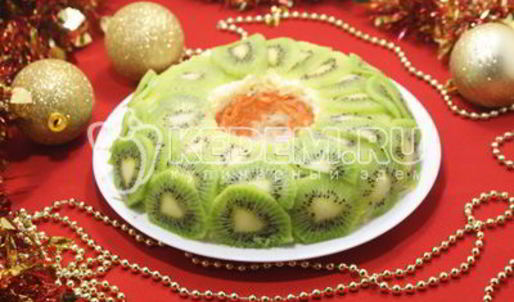 салат новогодняя экзотика