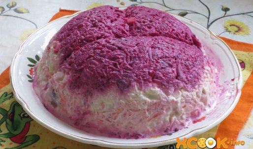 диетическая селедка под шубой