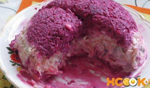 диетическая селедка под шубой