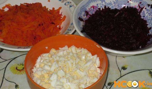 диетическая селедка под шубой