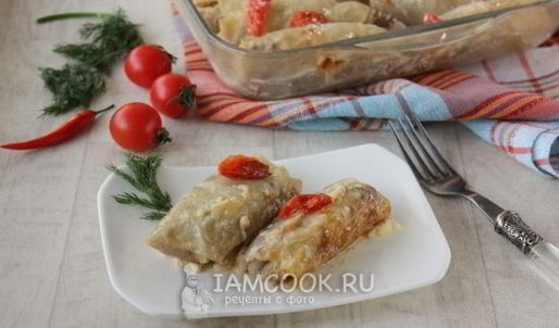 голубцы под шубой в духовке