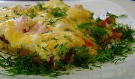 картофель под шубой