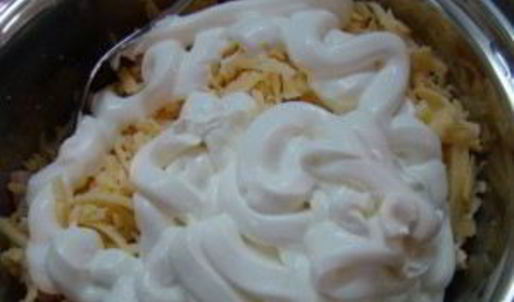 картофель под шубой