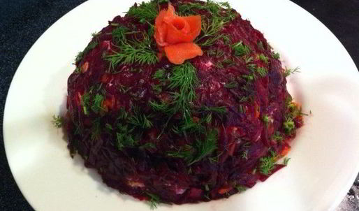 красная рыба под шубой