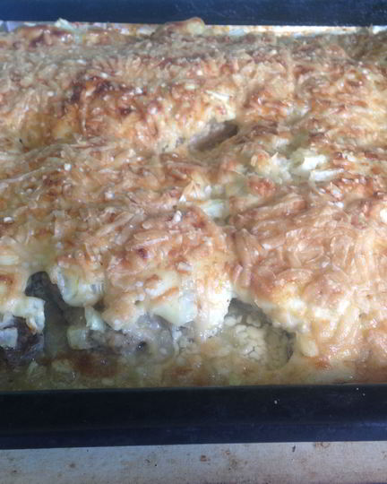 Рецепт мяса под шубой