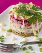 Праздничный лосось под шубой