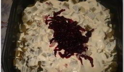 салат кальмары под шубой