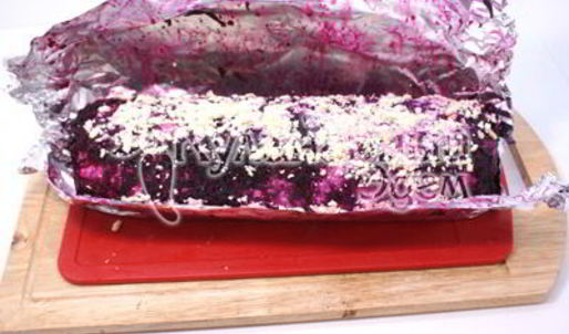 салат-рулет селедка под шубой