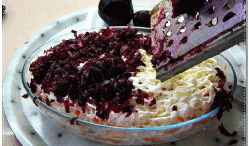 салат сельдь под шубкой