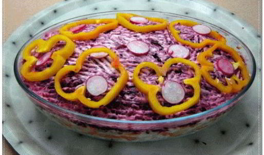 салат сельдь под шубкой