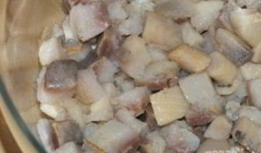 салат сельдь под сырной шубой