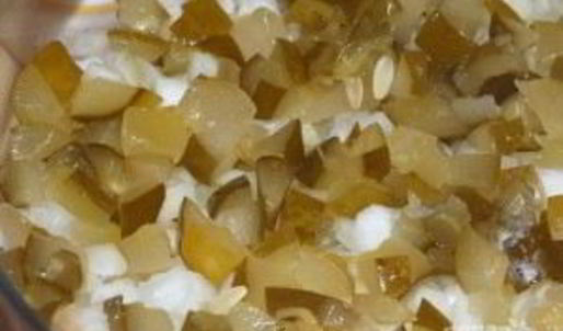 салат сельдь под сырной шубой