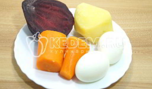 салат заливная селедка под шубой