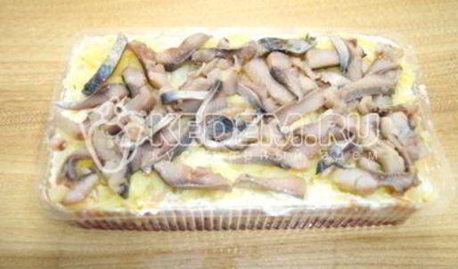 салат заливная селедка под шубой