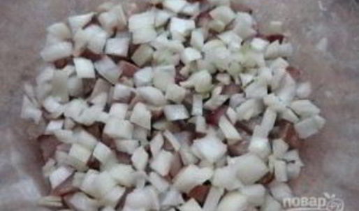 сельдь под шубой с яблоком