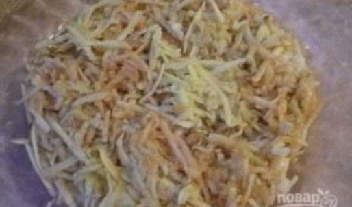 сельдь под шубой с яблоком