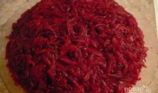 сельдь под шубой с яблоком