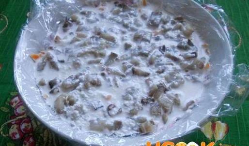 сельдь под шубой с желатином