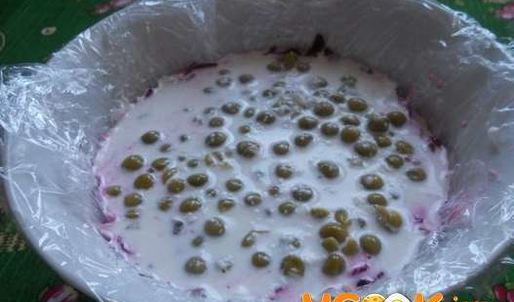 сельдь под шубой с желатином