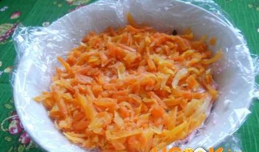 сельдь под шубой с желатином