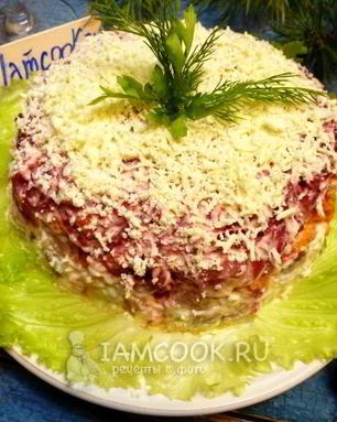 Сельдь под шубой Тройной тулуп