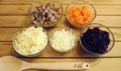 селедка под шубой без яиц