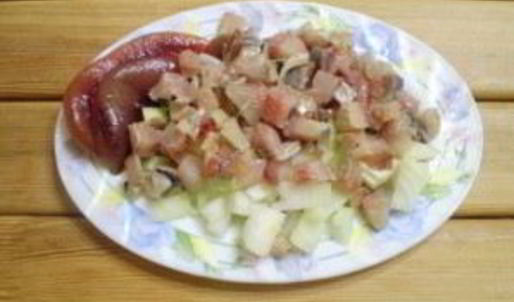 селедка под шубой в виде рулета