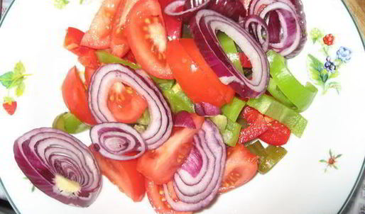 салат постный весеннее счастье из овощей