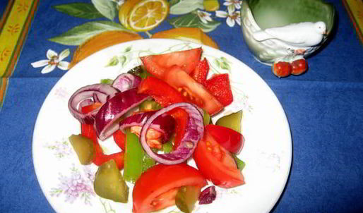 салат постный весеннее счастье из овощей