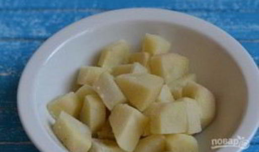 салат с грибами и картофелем