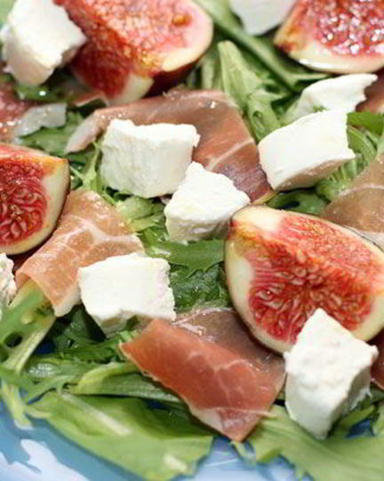 Рецепт салата с инжиром