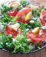 Салат с копченой курицей