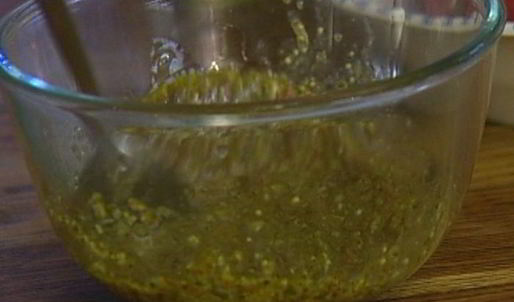 салат с куриной печенью