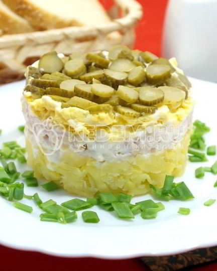 Рецепт салата с курицей арни