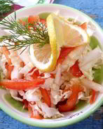 Салат с пекинской капустой и сладким перцем