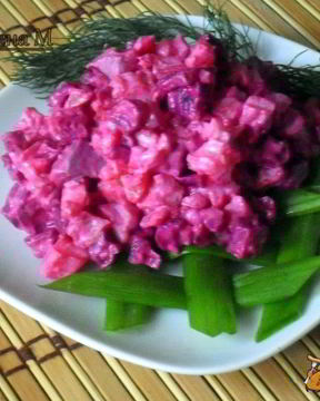 Салат Сельдь с овощами