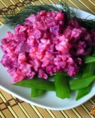 Салат Сельдь с овощами