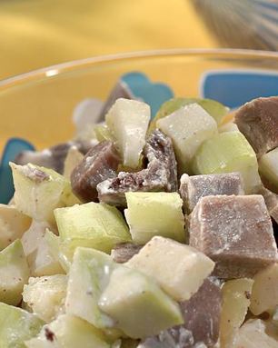 Салат со свиным языком