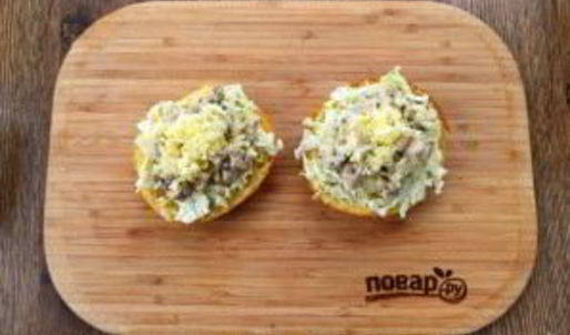 брускетта цезарь