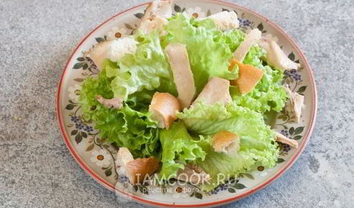 итальянский цезарь с курицей