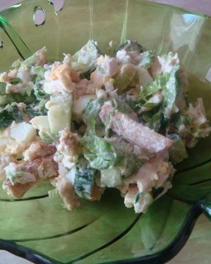 Рецепт салата цезарь fusion