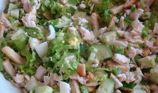 салат цезарь fusion