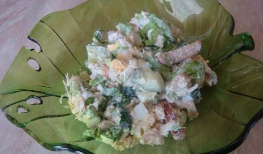 салат цезарь fusion