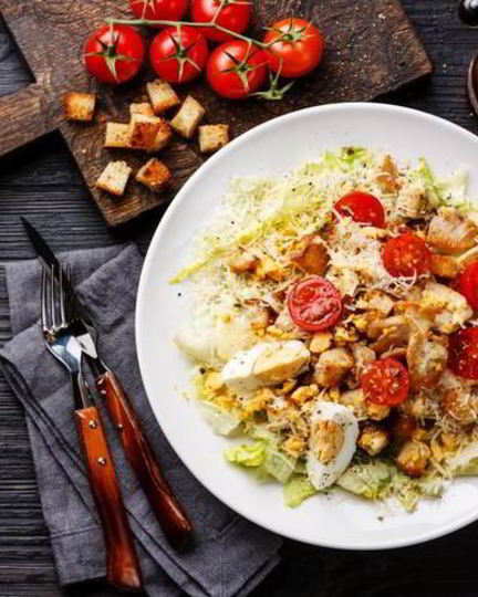 Рецепт салата цезарь по-французски