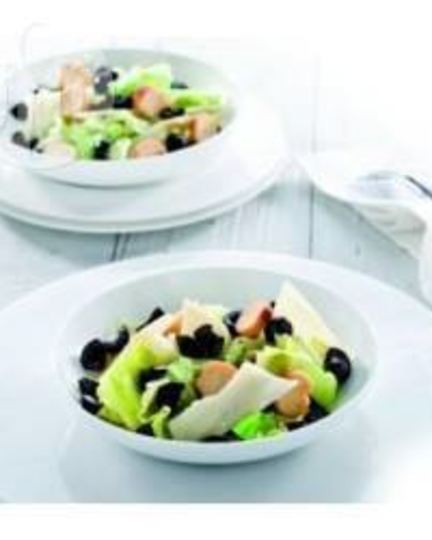 Рецепт салата цезарь с маслинами