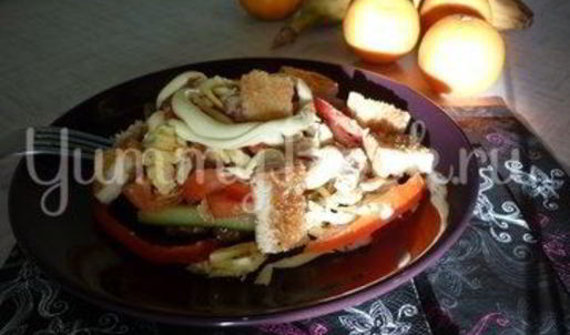 салат цезарь в греции