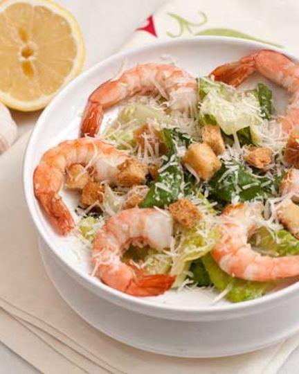 Рецепт цезаря с креветками