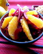 Свекольный салат с апельсином